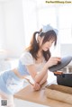 Coser @ 桜 桃 喵 Vol.080: 小 娇妻 (34 photos)